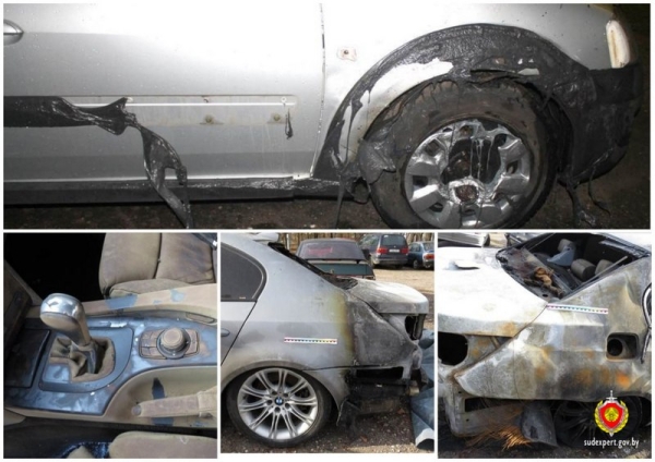 BMW загорелась на стоянке автохауса, пострадали соседние авто. В чем была причина? BMW загорелась на стоянке автохауса, пострадали соседние авто. В чем была причина?