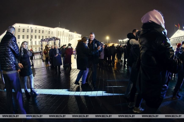 Как прошла новогодняя ночь в Бресте. Фоторепортаж