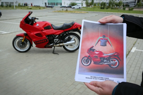 Белорус купил в США 27-летний мотоцикл BMW K1100 RS