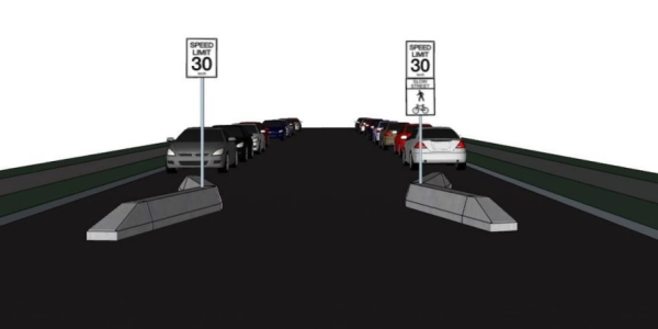 Как вам идея? В Канаде придумали «медленные улицы» и бетонные ограничители, на которых уже повисают автомобили Как вам идея? В Канаде придумали «медленные улицы» и бетонные ограничители, на которых уже повисают автомобили