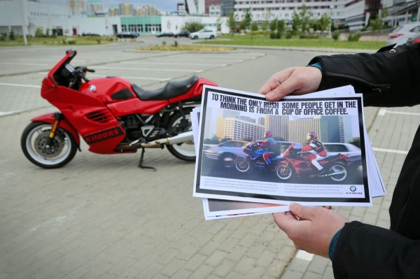 Белорус купил в США 27-летний мотоцикл BMW K1100 RS