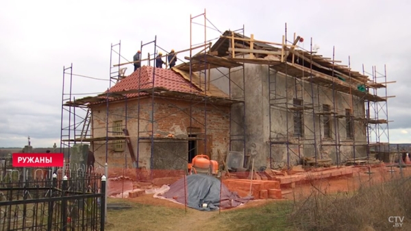 Наследие рода Сапег. В Ружанах продолжают реставрировать часовню Святого Казимира 1792 года Наследие рода Сапег. В Ружанах продолжают реставрировать часовню Святого Казимира 1792 года